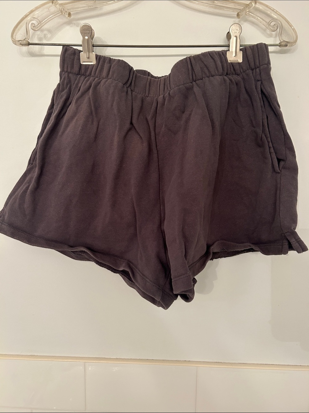 Garage Elastic Waist Women’s Shorts - Black